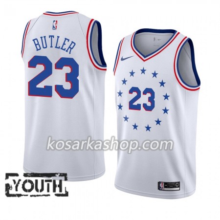 Dres Philadelphia 76ers Jimmy Butler 23 Nike 2018-19 Bijela Swingman - Dječji Dres Philadelphia 76ers Jimmy Butler 23 Nike 2018-19 Bijela Swingman - Dječji